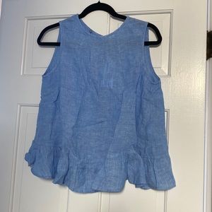 Vineyard Vines ruffle back tank